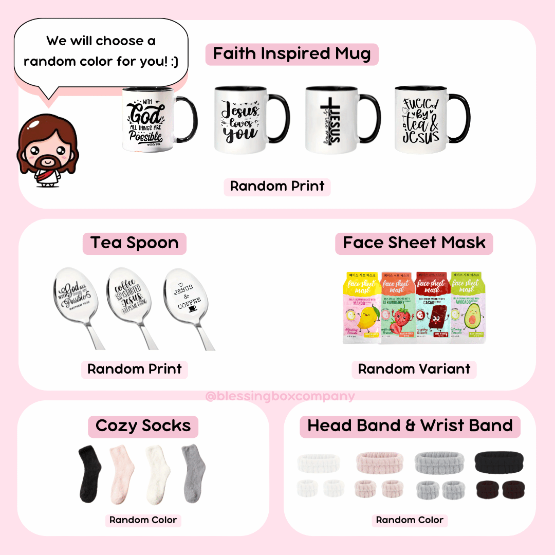 Christian Faith Based Selfcare Beauty Gift Box (Medium)